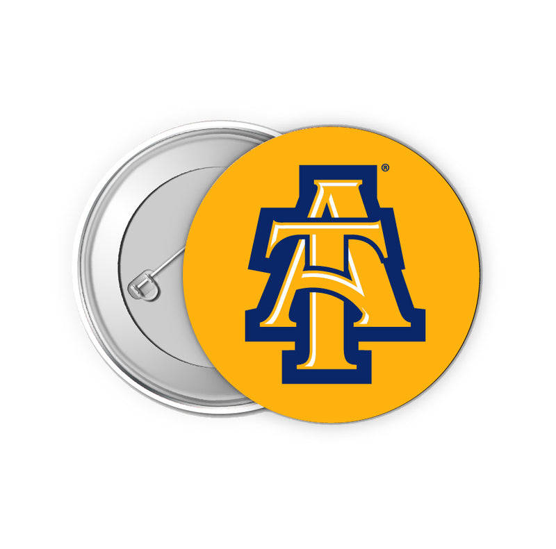 North Carolina A&T State Aggies 2-Inch Button Pins (4-Pack) | Show Your School Spirit