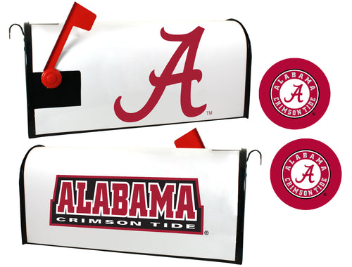 Alabama Crimson Tide NCAA Officially Licensed Mailbox Cover & Sticker Set