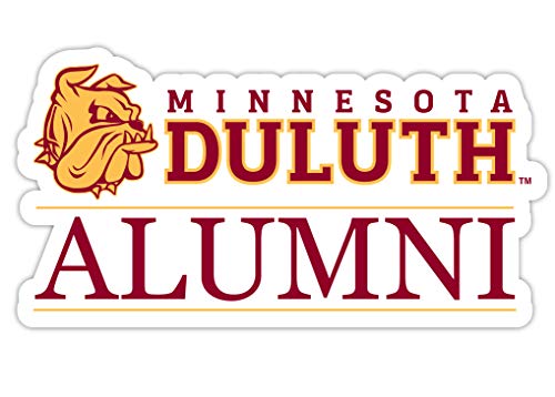 Minnesota Duluth Bulldogs 4-Inch Alumni 4-Pack NCAA Vinyl Sticker - Durable School Spirit Decal