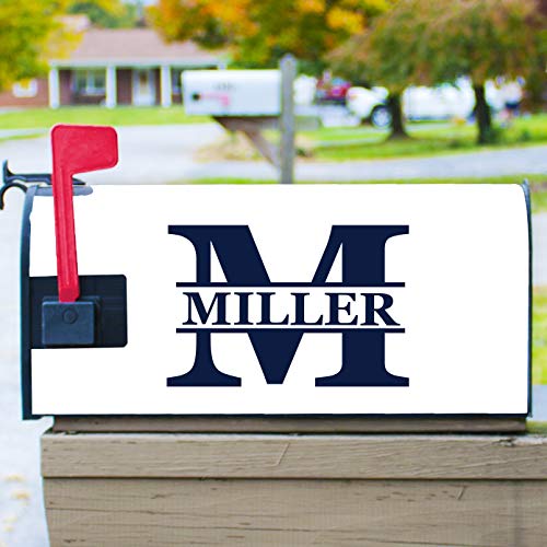 Custom Magnetic Mailbox Cover Personalized with Monogram and Name