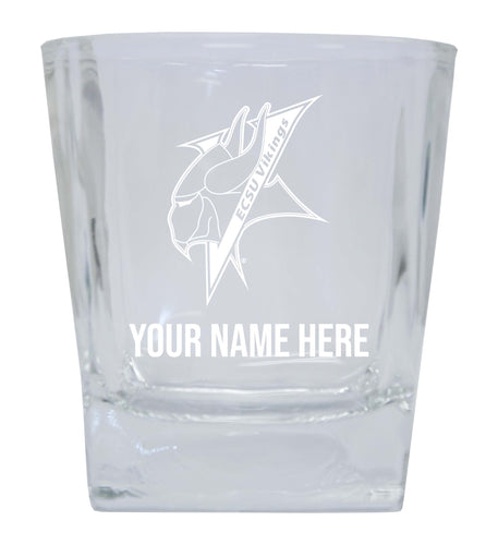 Elizabeth City State University 2-Pack Personalized NCAA Spirit Elegance 10oz Etched Glass Tumbler