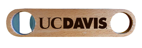 UC Davis Aggies NCAA Elegant Laser-Etched Wooden Bottle Opener - Collegiate Bar Accessory