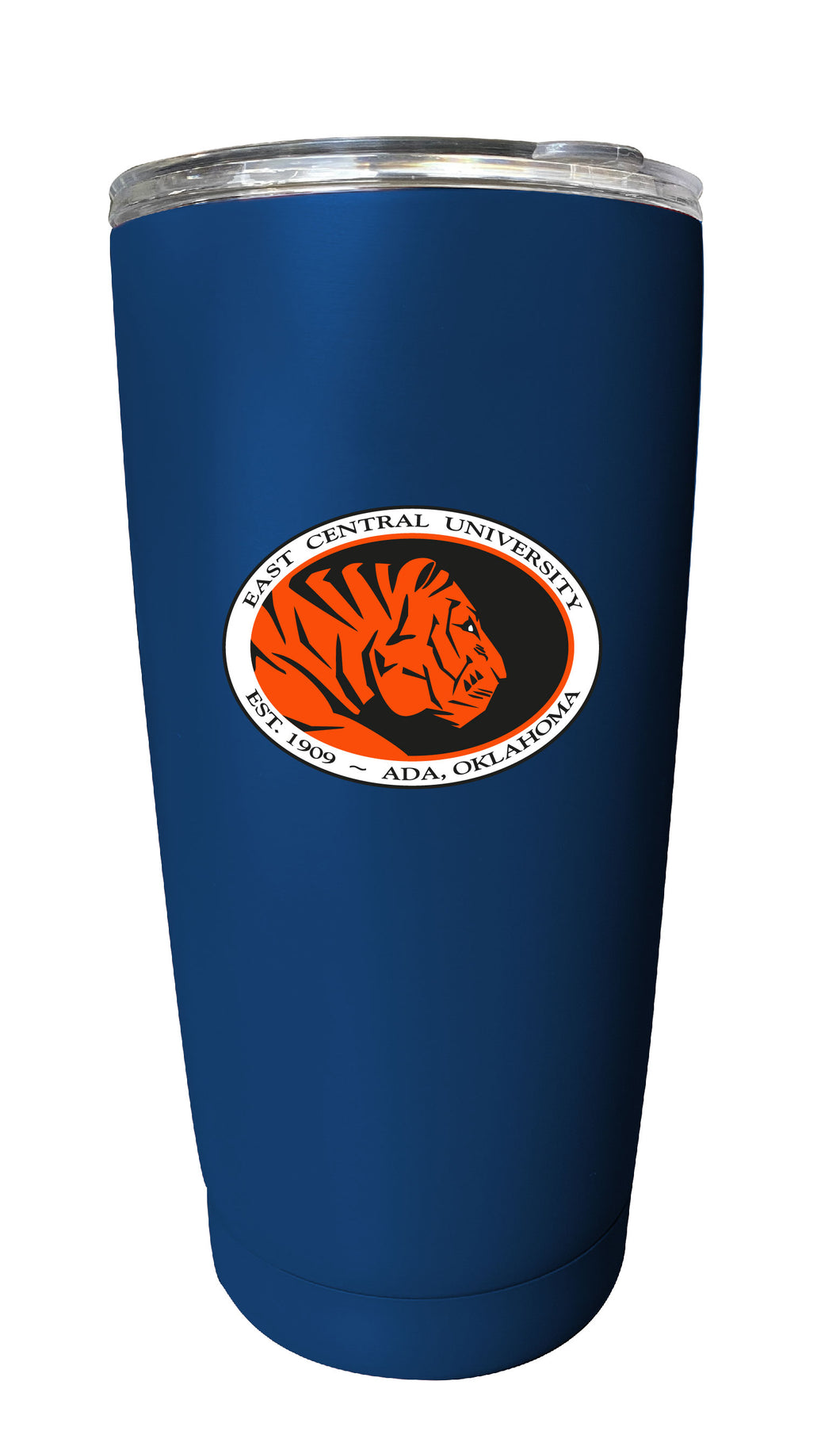 East Central University Tigers NCAA Insulated Tumbler - 16oz Stainless Steel Travel Mug Choose Your Color