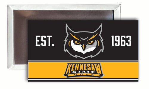 Kennesaw State University  2x3-Inch NCAA Vibrant Collegiate Fridge Magnet - Multi-Surface Team Pride Accessory Single Unit
