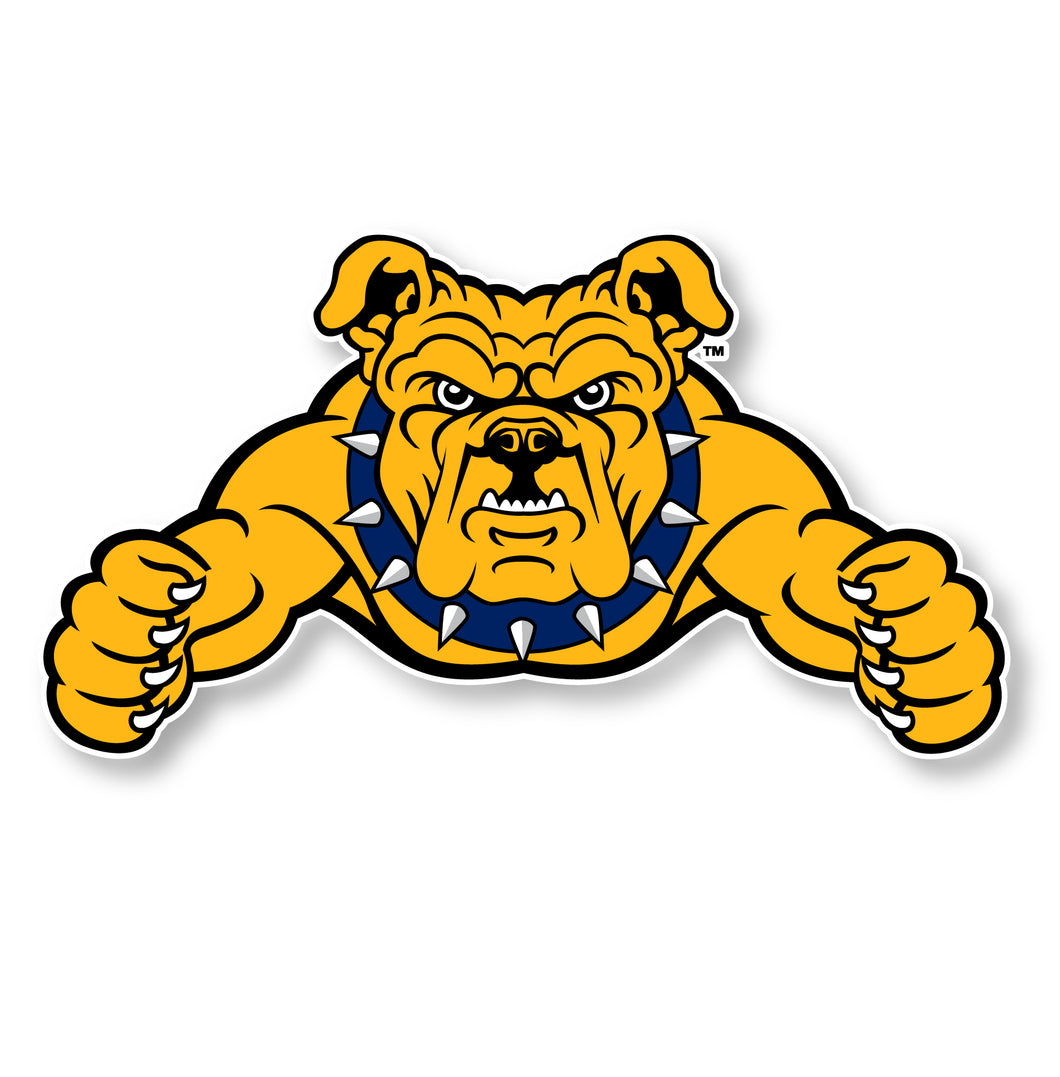 North Carolina A&T State Aggies 4-Inch Mascot Logo NCAA Vinyl Decal Sticker for Fans, Students, and Alumni