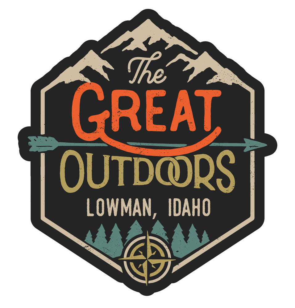 Lowman Idaho Souvenir Decorative Stickers (Choose theme and size)