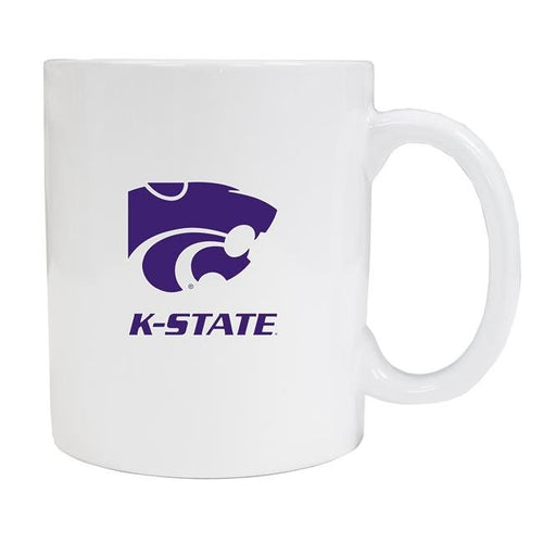 Kansas State Wildcats White Ceramic NCAA Fan Mug 2-Pack (White)