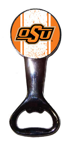 Oklahoma State Cowboys Officially Licensed Magnetic Metal Bottle Opener - Tailgate & Kitchen Essential