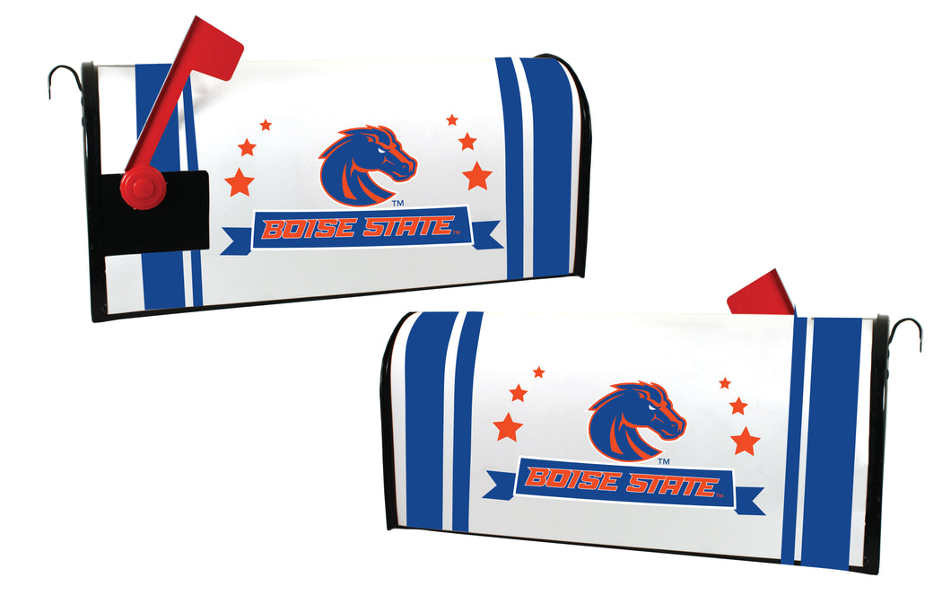Boise State Broncos NCAA Officially Licensed Mailbox Cover Logo and Stripe Design