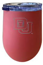 Load image into Gallery viewer, University of Denver Pioneers 12 oz Etched Insulated Wine Stainless Steel Tumbler - Choose Your Color
