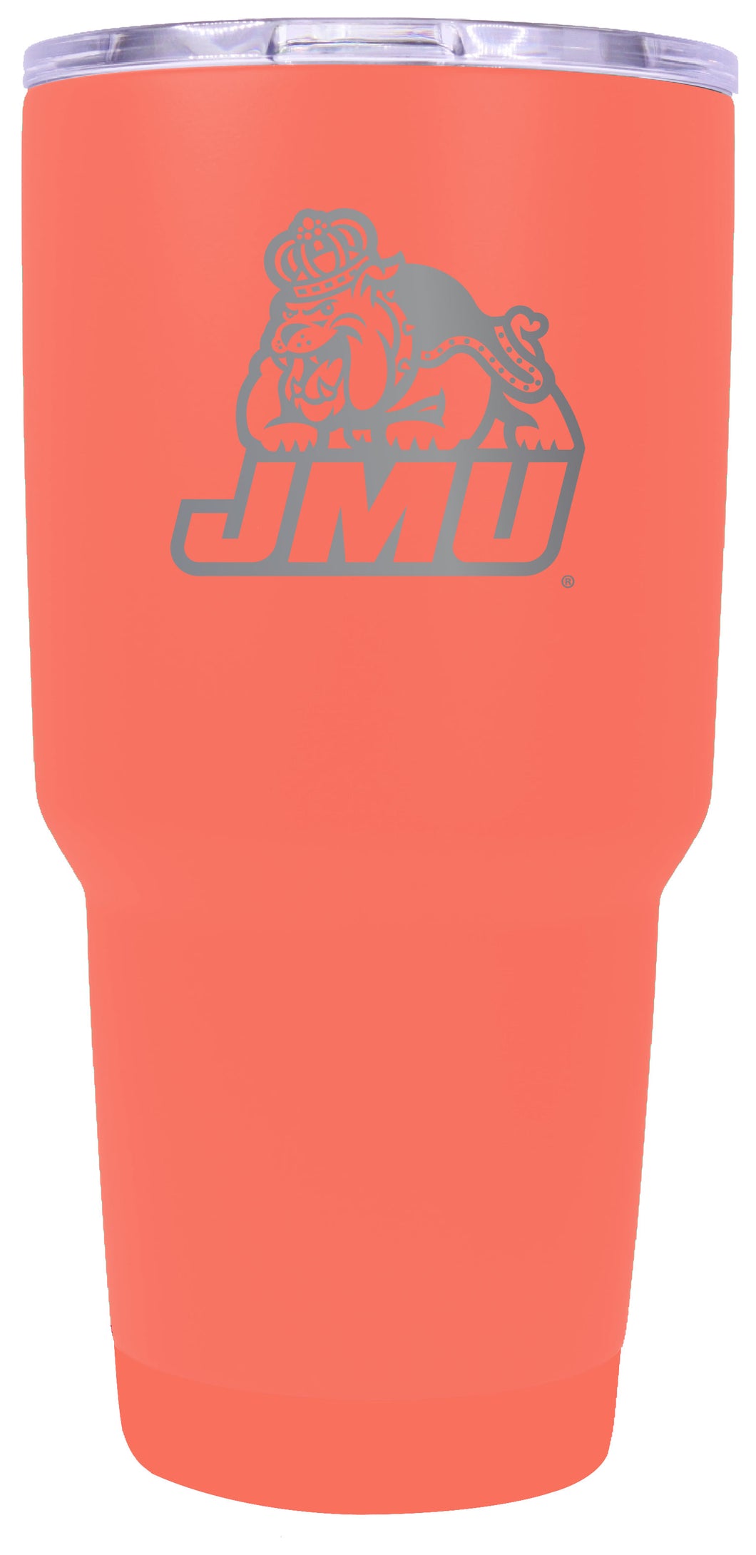James Madison Dukes Premium Laser Engraved Tumbler - 24oz Stainless Steel Insulated Mug Choose Your Color.