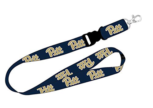 Ultimate Sports Fan Lanyard -  Pittsburgh Panthers Spirit, Durable Polyester, Quick-Release Buckle & Heavy-Duty Clasp