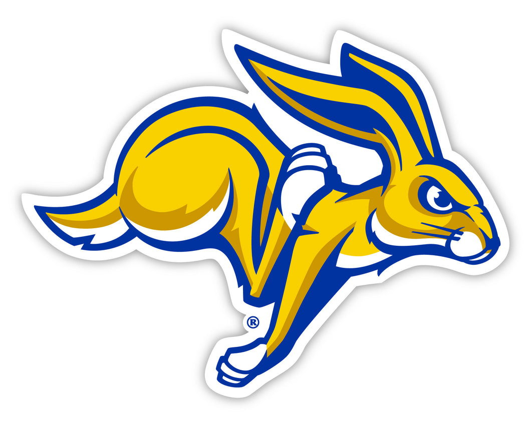 South Dakota State Jackrabbits 2-Inch Mascot Logo NCAA Vinyl Decal Sticker for Fans, Students, and Alumni