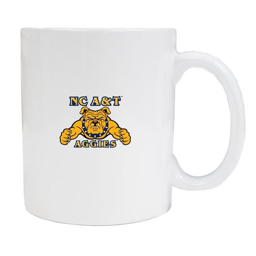 North Carolina A&T State Aggies White Ceramic NCAA Fan Mug 2-Pack (White)