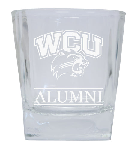 Western Carolina University 2-Pack Alumni Elegance 10oz Etched Glass Tumbler