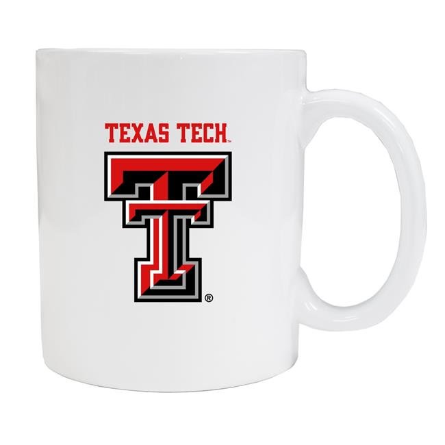 Texas Tech Red Raiders White Ceramic NCAA Fan Mug 2-Pack (White)