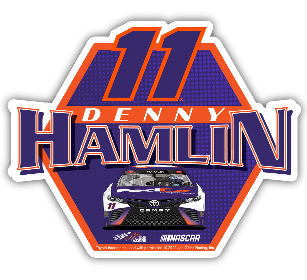 Denny Hamlin #11 NASCAR Laser Cut Decal