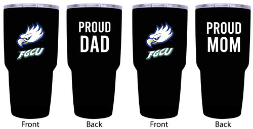 Florida Gulf Coast Eagles Proud Parent 24 oz Insulated Tumblers Set - Black, Mom & Dad Edition