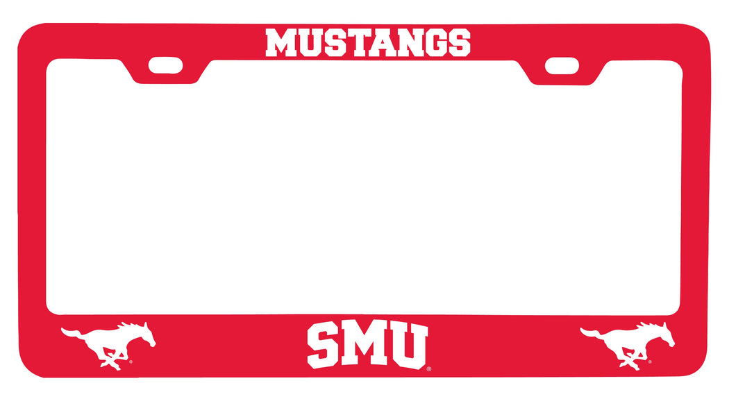 NCAA Southern Methodist University Alumni License Plate Frame - Colorful Heavy Gauge Metal, Officially Licensed