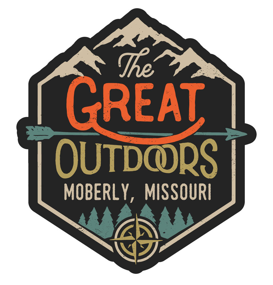 Moberly Missouri Souvenir Decorative Stickers (Choose theme and size)