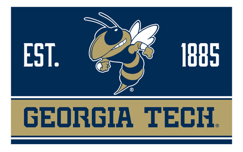 Georgia Tech Yellow Jackets Wood Sign with Frame