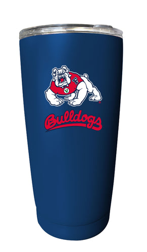 Fresno State Bulldogs NCAA Insulated Tumbler - 16oz Stainless Steel Travel Mug Choose Your Color