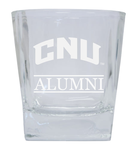 Christopher Newport Captains 2-Pack Alumni Elegance 10oz Etched Glass Tumbler