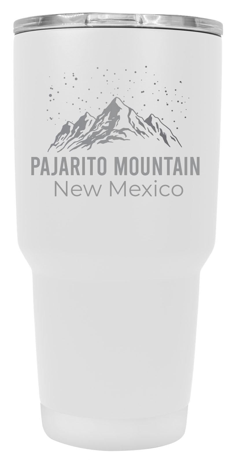 Pajarito Mountain New Mexico Ski Snowboard Winter Souvenir Laser Engraved 24 oz Insulated Stainless Steel Tumbler