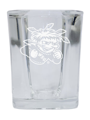 Wichita State Shockers NCAA Collector's Edition 2oz Square Shot Glass - Laser Etched Logo 