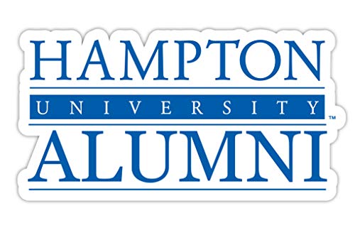 Hampton University 4-Inch Alumni 4-Pack NCAA Vinyl Sticker - Durable School Spirit Decal