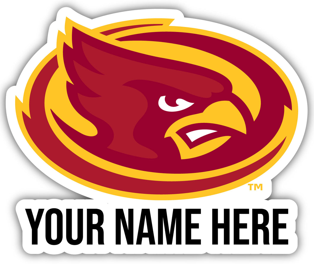 Iowa State Cyclones 9x14-Inch Mascot Logo NCAA Custom Name Vinyl Sticker - Personalize with Name