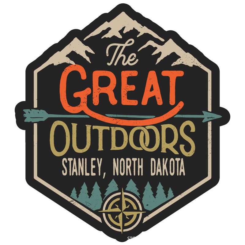 Stanley North Dakota Souvenir Decorative Stickers (Choose theme and size)