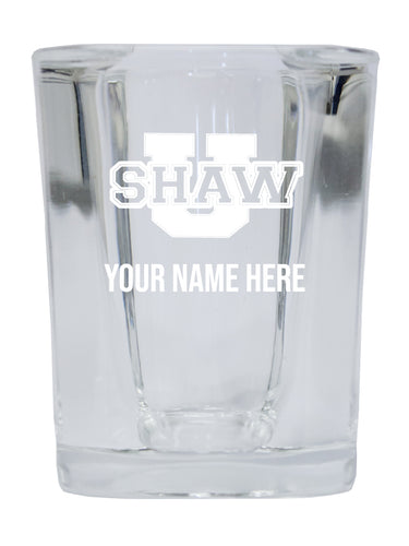 NCAA Shaw University Bears Personalized 2oz Stemless Shot Glass - Custom Laser Etched 4-Pack