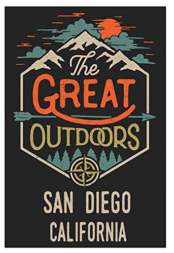 San Diego California Souvenir 2x3-Inch Fridge Magnet The Great Outdoors