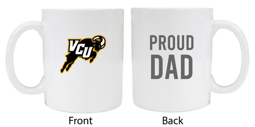 Virginia Commonwealth Proud Dad Ceramic Coffee Mug - White