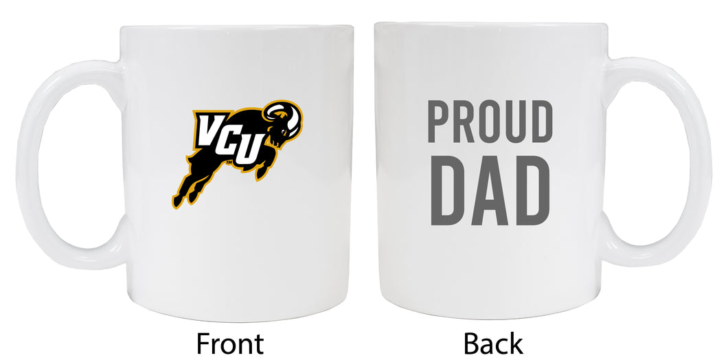 Virginia Commonwealth Proud Dad Ceramic Coffee Mug - White