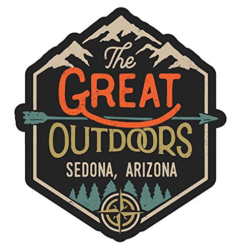 Sedona Arizona The Great Outdoors Design 4-Inch Vinyl Decal Sticker