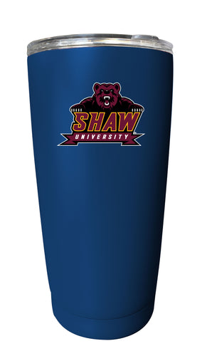 Shaw University Bears NCAA Insulated Tumbler - 16oz Stainless Steel Travel Mug Choose Your Color