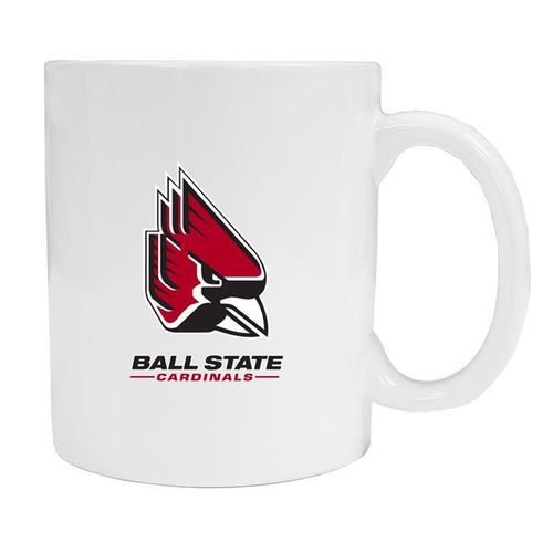 Ball State University White Ceramic NCAA Fan Mug 2-Pack (White)