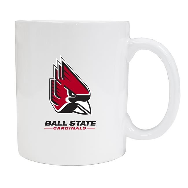 Ball State University White Ceramic NCAA Fan Mug 2-Pack (White)