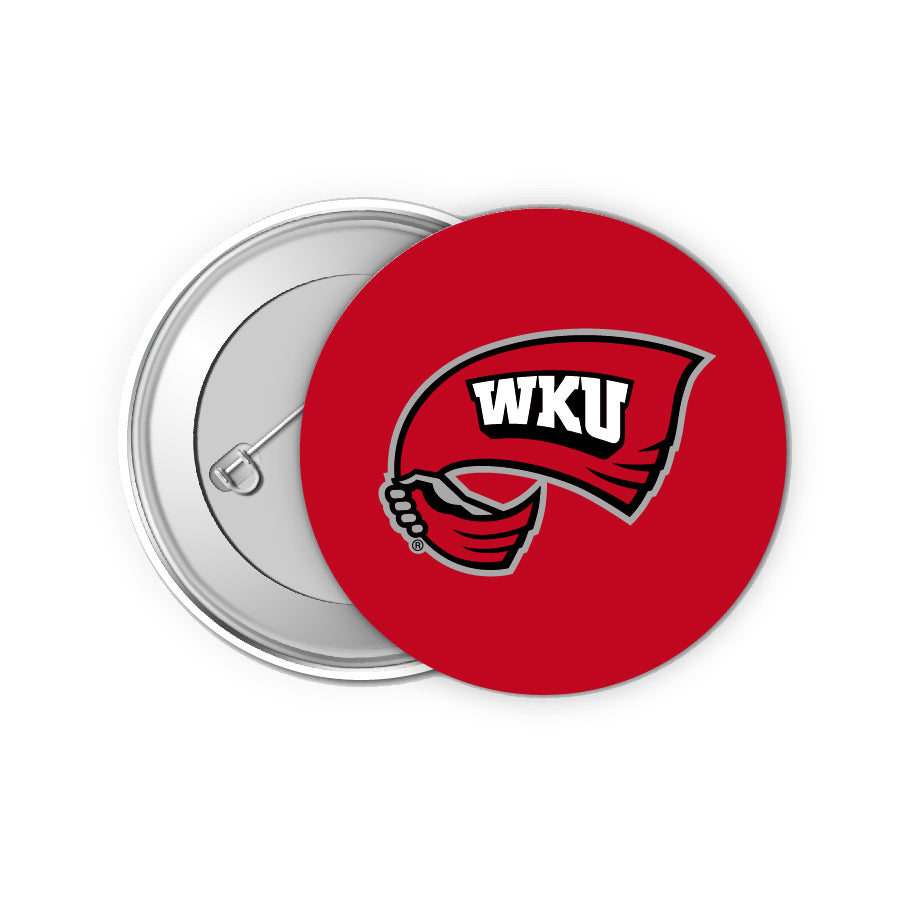 Western Kentucky Hilltoppers 2-Inch Button Pins (4-Pack) | Show Your School Spirit