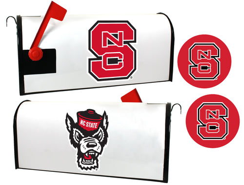 NC State Wolfpack NCAA Officially Licensed Mailbox Cover & Sticker Set
