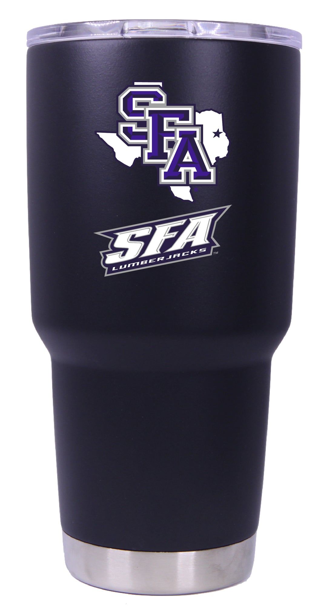 Stephen F. Austin State University Mascot Logo Tumbler - 24oz Color-Choice Insulated Stainless Steel Mug