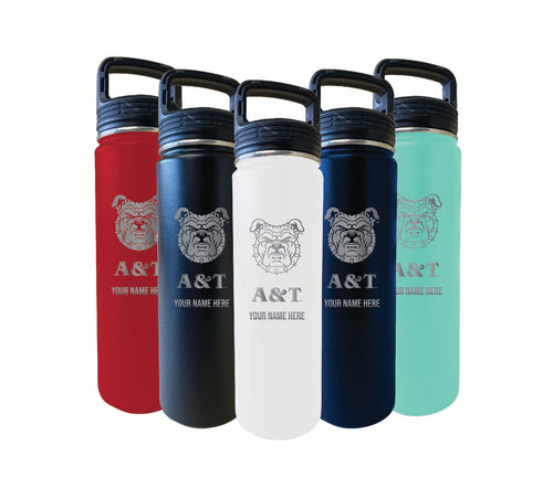 North Carolina A&T State Aggies 32oz Signature Series Steel Tumbler - Engraved with Personalized Text