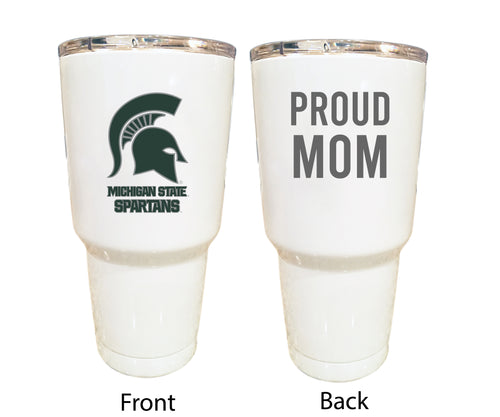 Michigan State Spartans Proud Mom 24 oz Insulated Stainless Steel Tumbler - Black