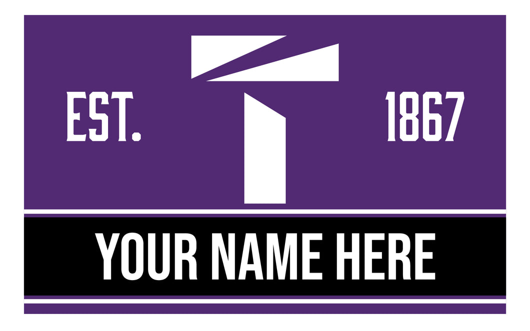 Personalized Customizable Truman State University Wood Sign with Frame Custom Name