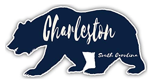 Charleston South Carolina Souvenir 3x1.5-Inch Fridge Magnet Bear Design