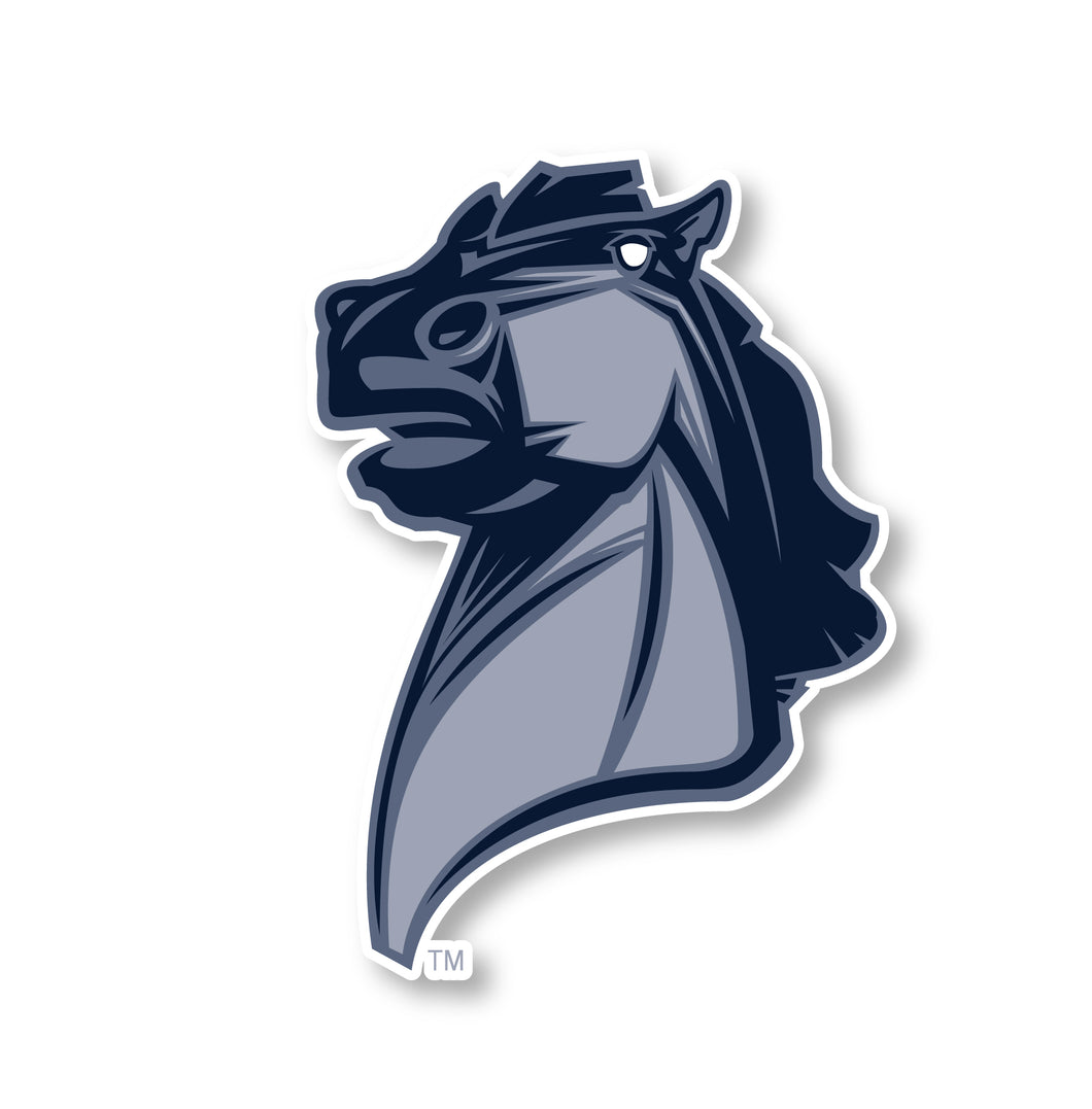 University of Central Oklahoma Bronchos 4-Inch Mascot Logo NCAA Vinyl Decal Sticker for Fans, Students, and Alumni