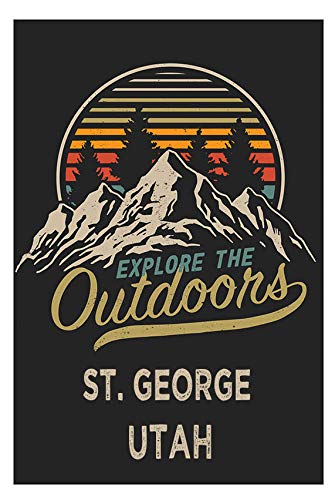 St. George Utah Souvenir 2x3-Inch Fridge Magnet Explore The Outdoors