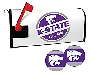 Kansas State Wildcats NCAA Officially Licensed Mailbox Cover & Sticker Set